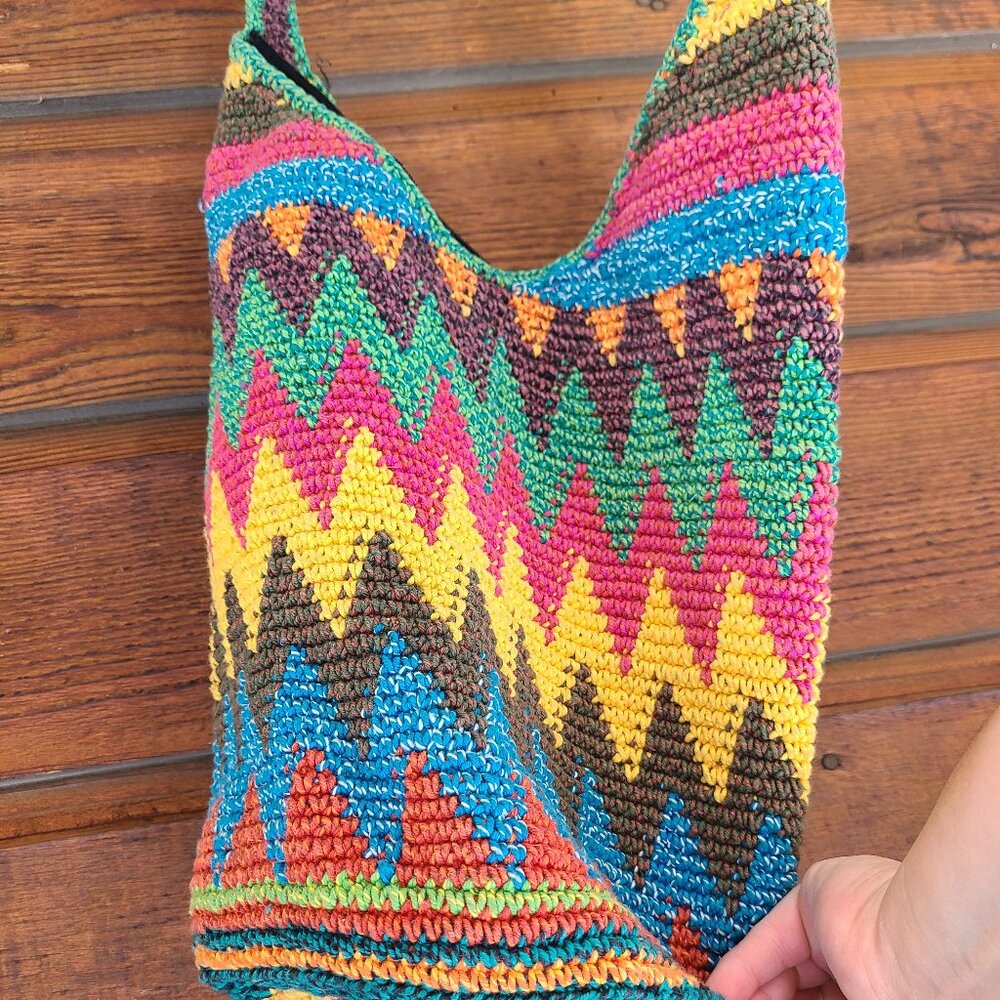 Handwoven Bucket Bag Purse Shoulder Bag from Belize